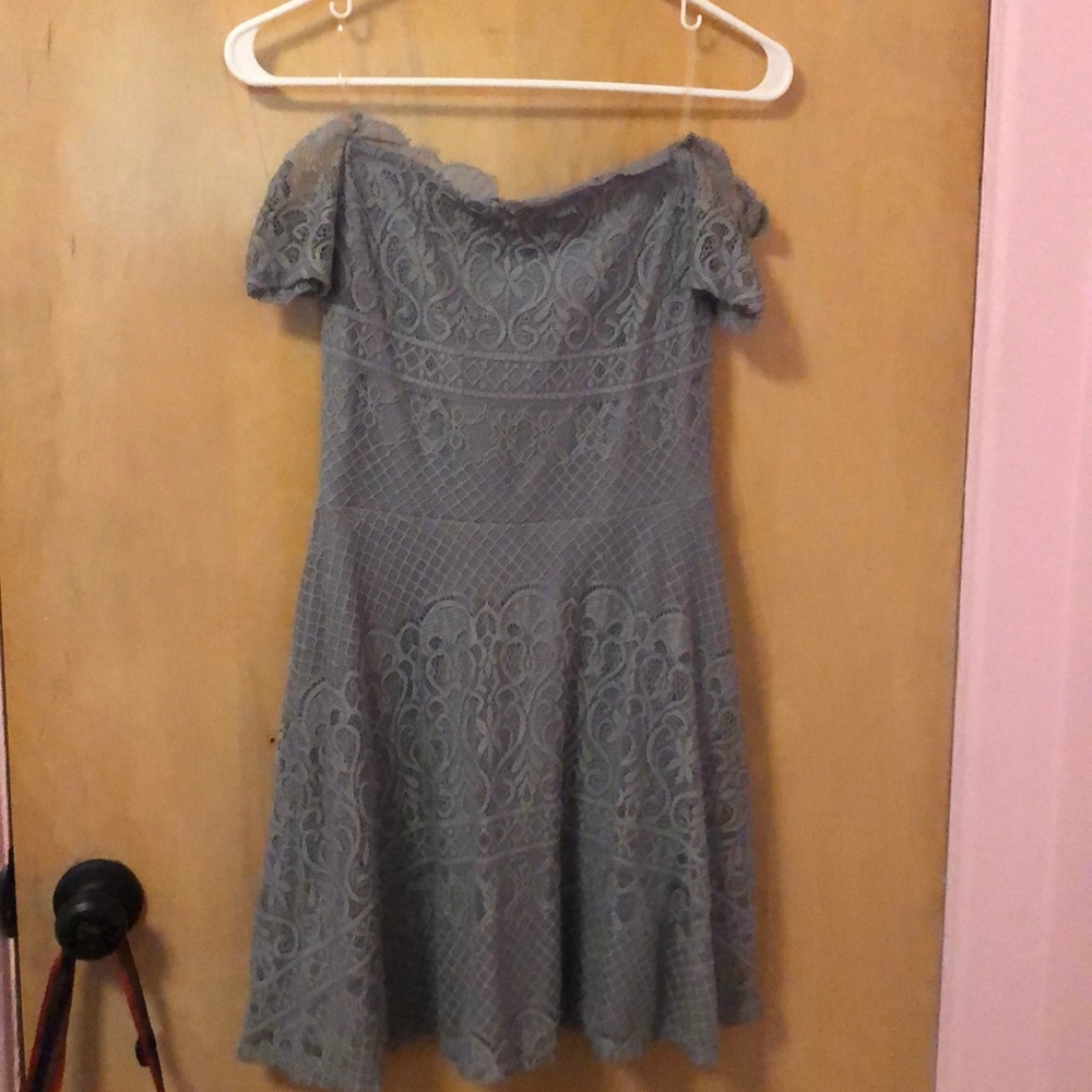 Gray dress
